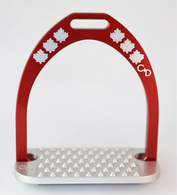 Load image into Gallery viewer, Maple Leaf Forever Stirrups - Red

